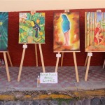 Paintings at the Ajijic Art Festival