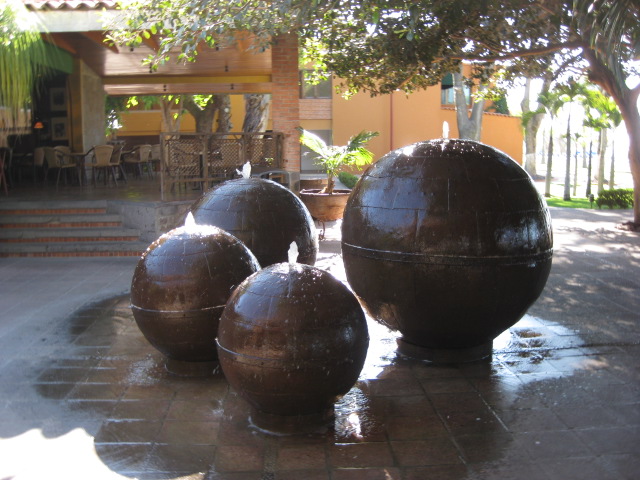 Outside Fountain at the Real de Chapala Hotel