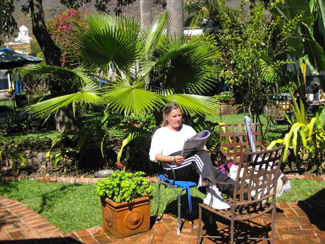 Reading in the LCS Garden