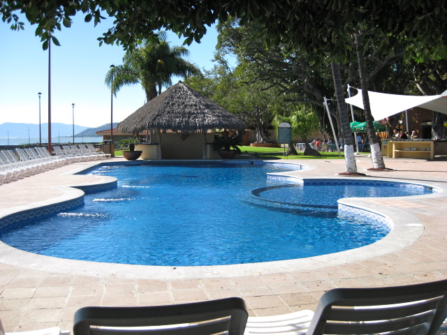 A Swimming Pool at the Real de Chapala Hotel