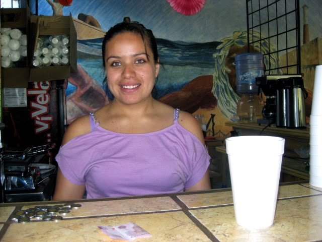 Rosa at the LCS Coffee Shop