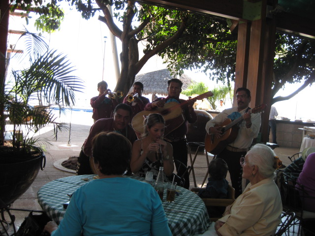 Mariachis Playing at the Real de Chapala Hotel