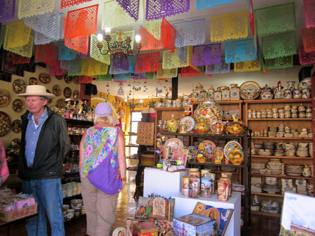 Ilona in the Gift Shop in Chapala