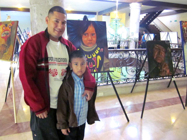 The Artist Salvador and his son