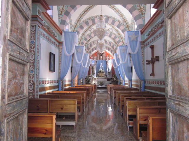 Inside of the Church in San Luis Soyatlan