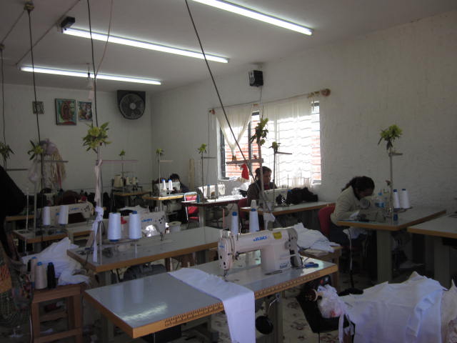Main Room at Clothing Manufacturing Store
