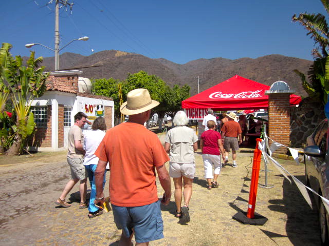 Entrance to the Chili Cook Off Ajijic