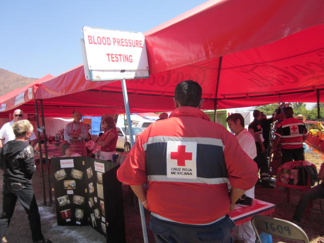 Red Cross Booth
