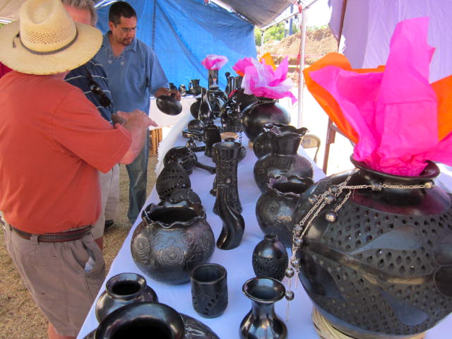 Black Pottery Booth