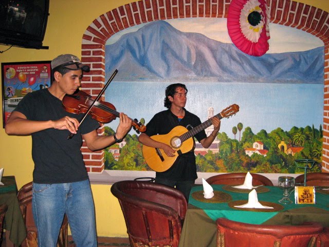 Musicians at Tony's Restaurant