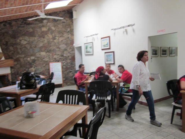 Inside Tables at Panino Restaurant