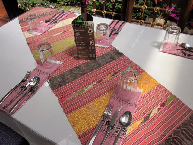 Table Setting at Simply Thai