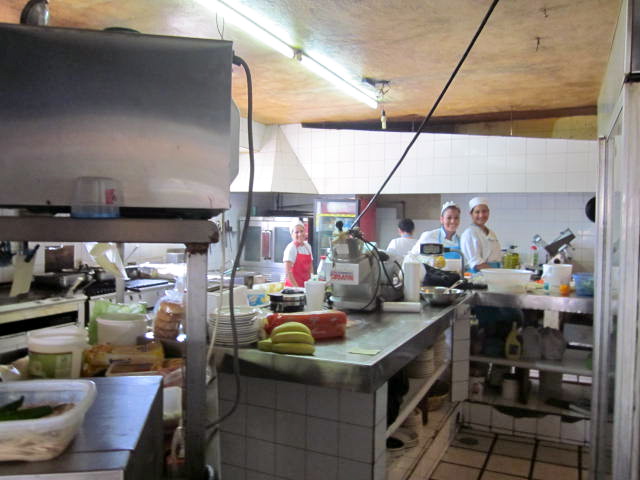 Kitchen at Salvador's 