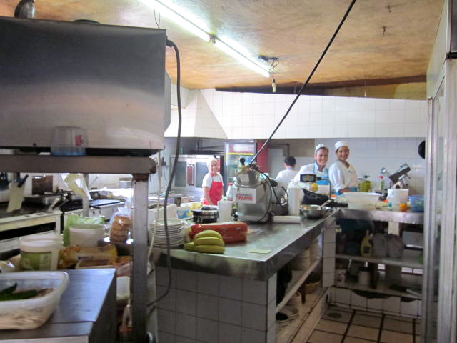 Kitchen at Salvador's