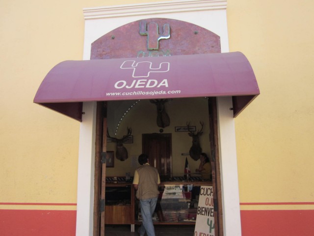Front of the Ojeda Knife Store
