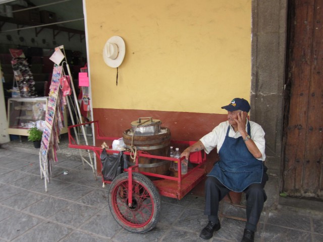 Salesman on the Plaza