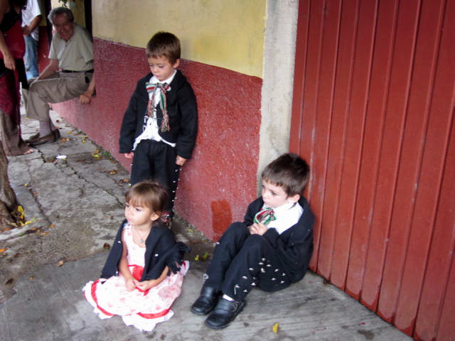 Children Watching the Parade