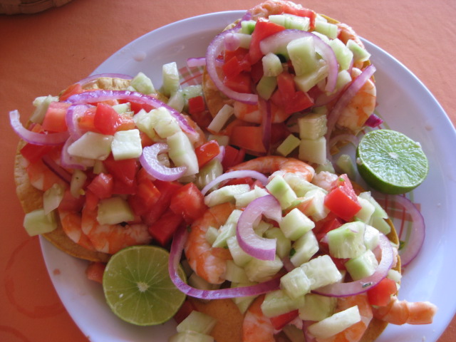 Shrimp Tostadas