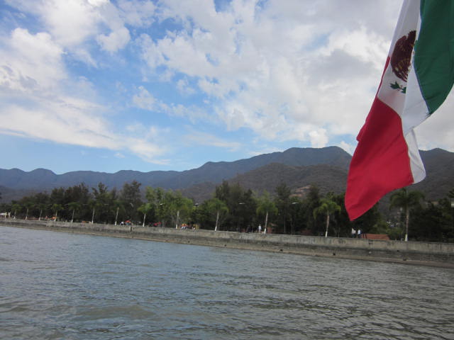 View of the Ajijic Malecon from the Boat