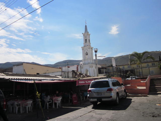 Church and Restaurant in the Plaza