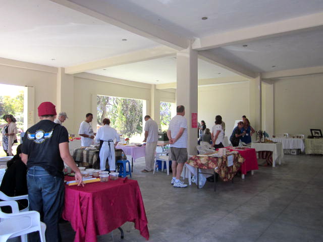 View of half of the market