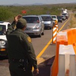 Car inspection Corssing the Mexican Border