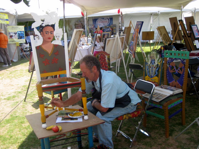 Robert Murphy was Working on one of his Chairs