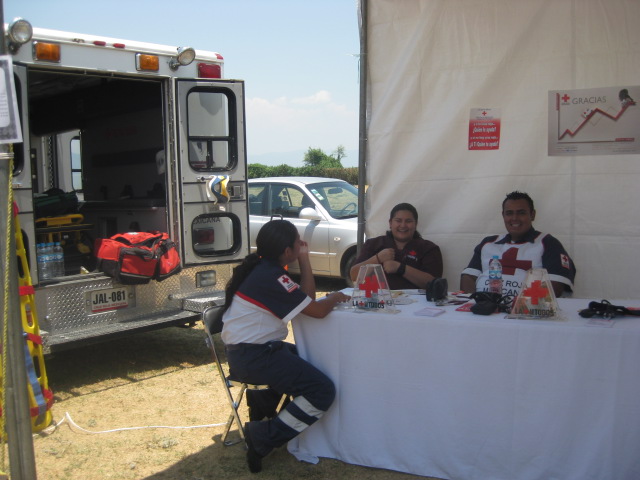 Red Cross Booth