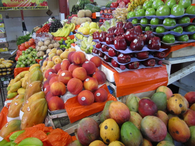 Fruits and Vegetables in the Market