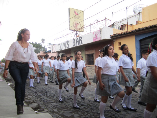 Girls Marching 