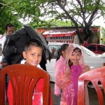 Kids Happy to see rain in Ajijic