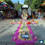 Dia de los muertos altar in Ajijic Mexico
