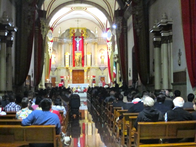 Inside the Ajijic Church