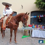 Horse in the Independence Day Parade in Ajijic September 16 2012