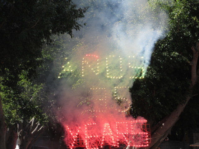 Fireworks for the 35th anniversary