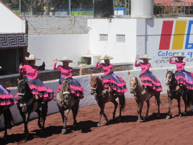 Women Parading Out