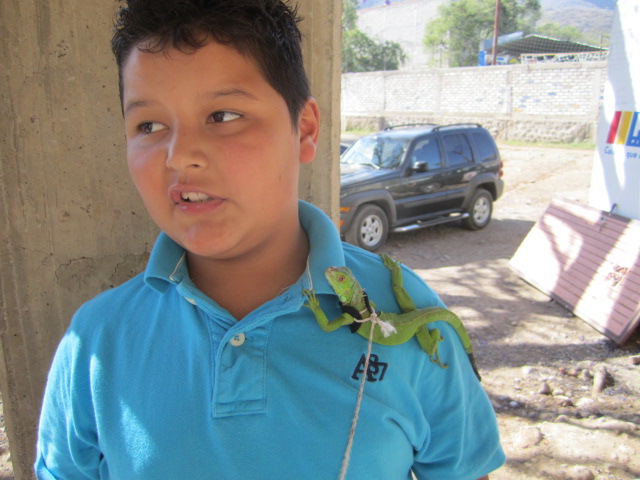 Boy with his Pet