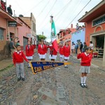 Kids marching for Independence day Ajijic