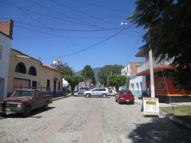 Road into town