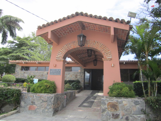 Entrance to the Country Club Restaurant