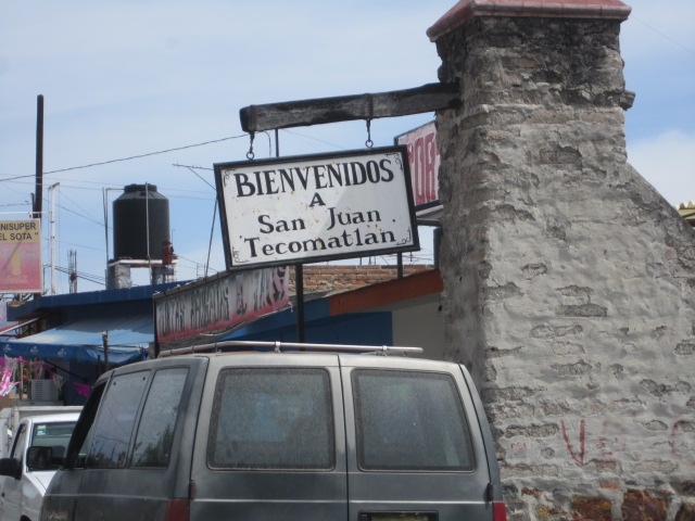 San Juan Tecomatlan Sign