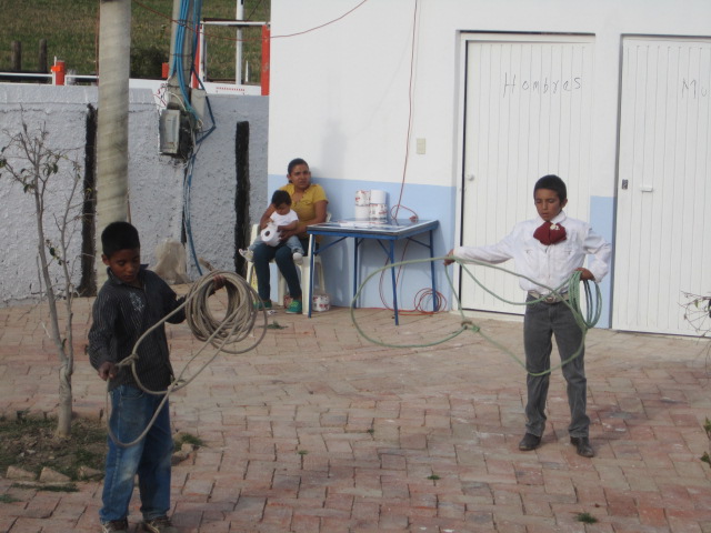 Boys Roping