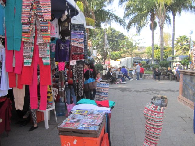 Stands in the Chapala Plaza