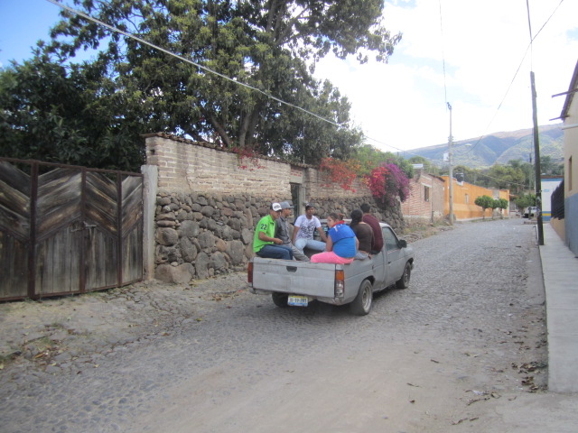 People in Truck