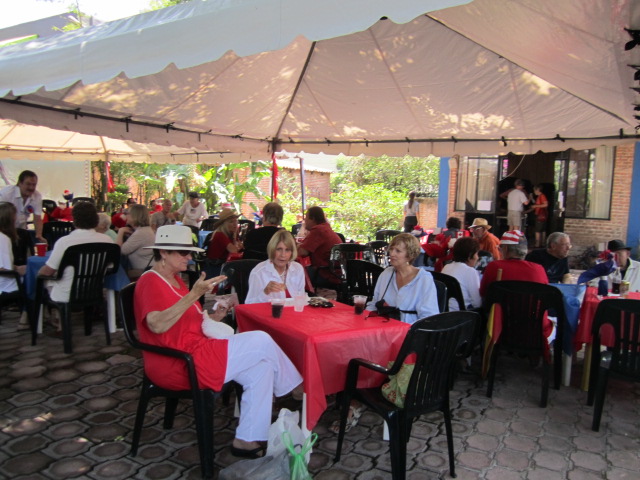 People Enjoying Lunch