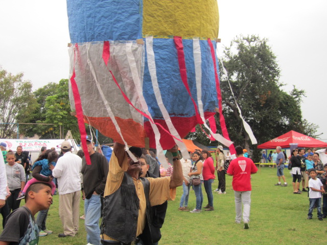Globo getting ready to fly