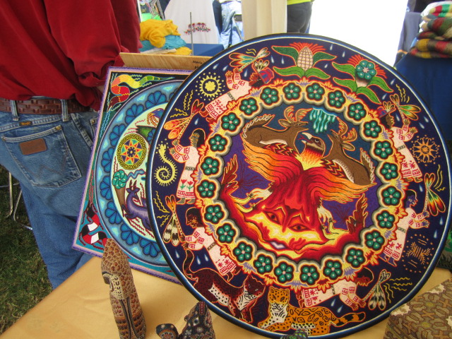 Huichol Yarn Painting