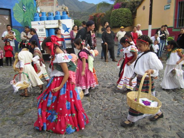Girls in costume
