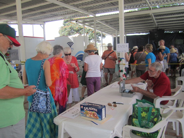 Line for Chili Tasting