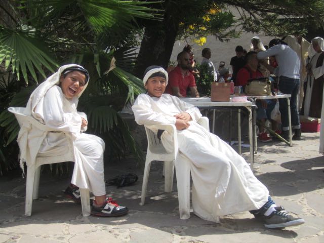 Boys in the Plaza
